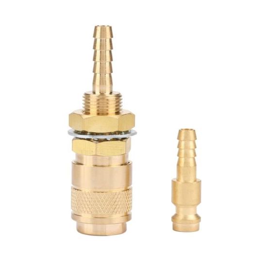 Lot De 2 Adaptateurs Mâles 6 Mm Pour Chalumeau TIG – Remplacer Facilement Vos Raccords Endommagés