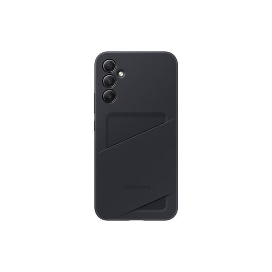 Coque arrière SAMSUNG avec porte-carte Galaxy A34 5G Noir
