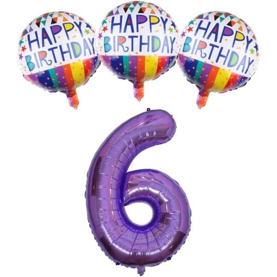 Décoration Anniversaire Minecraft 6 Ans – 81 Pièces : Ballons, Nappe, Cake Topper, Assiettes – Thème Jeu Enfant
