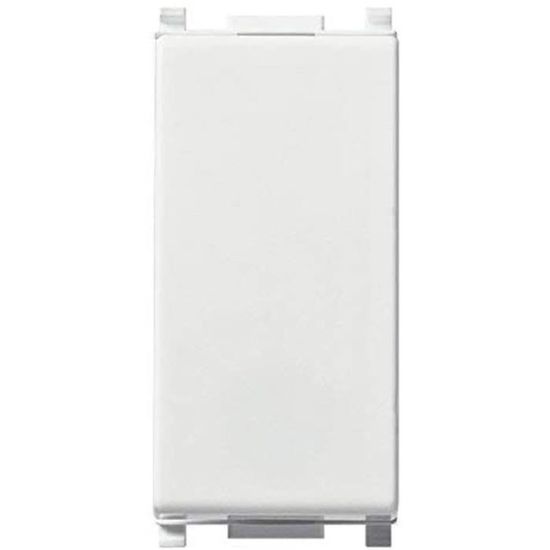 Bouton poussoir - VIMAR - Série Plana - 10A - Éclairable - Blanc