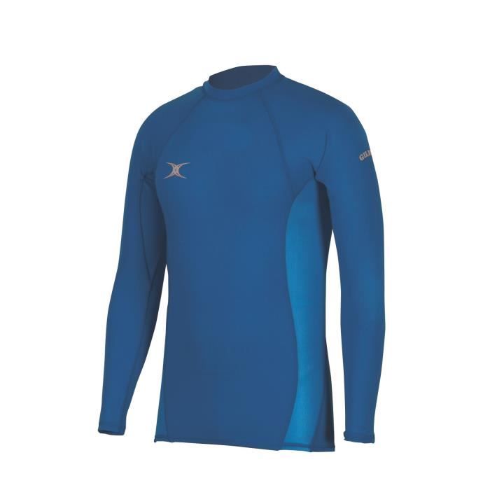 T-shirt de compression ATOMIC - GILBERT - Adulte - Bleu roi - Manches longues - Confortable et respirant