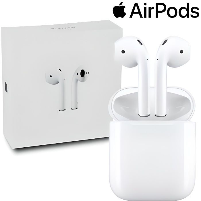 Apple AirPods 2 avec étuis de charge