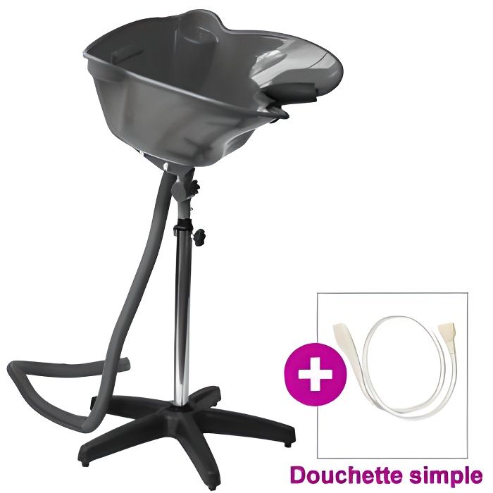 Pack lave tête coiffure noir avec douchette