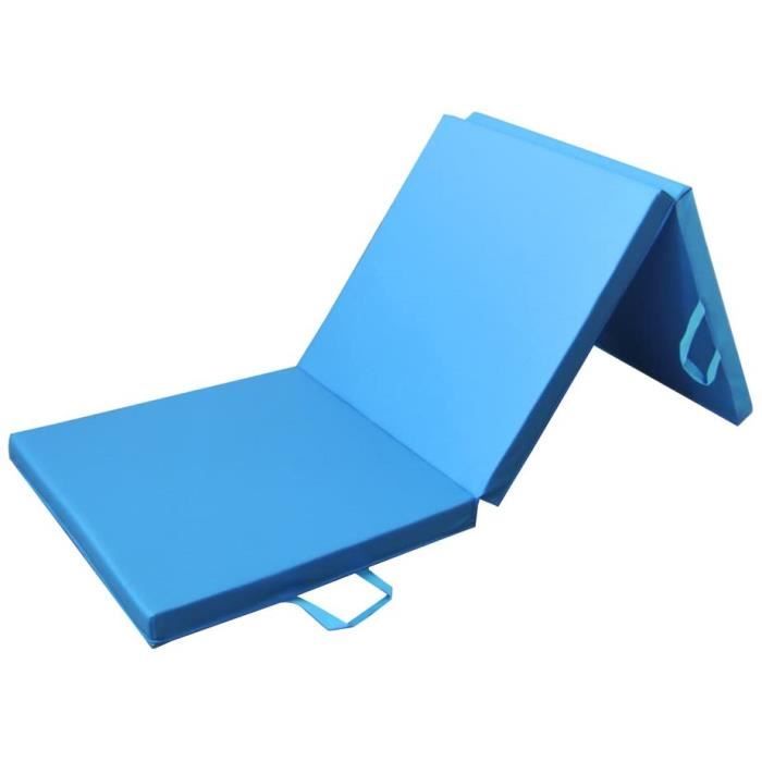 PRISP Tapis de Sol 180cm pour Fitness et Exercices, Matelas de Gym Épais et Pliable pour la Maison Longueur: 180 cm * Largeur: 60cm