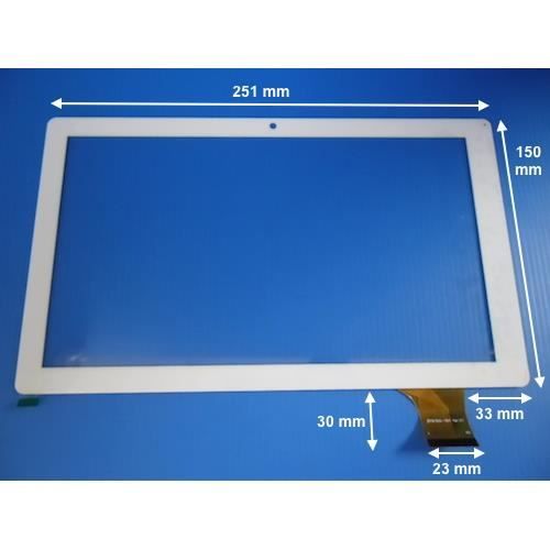 Vitre tactile blanche 10\
