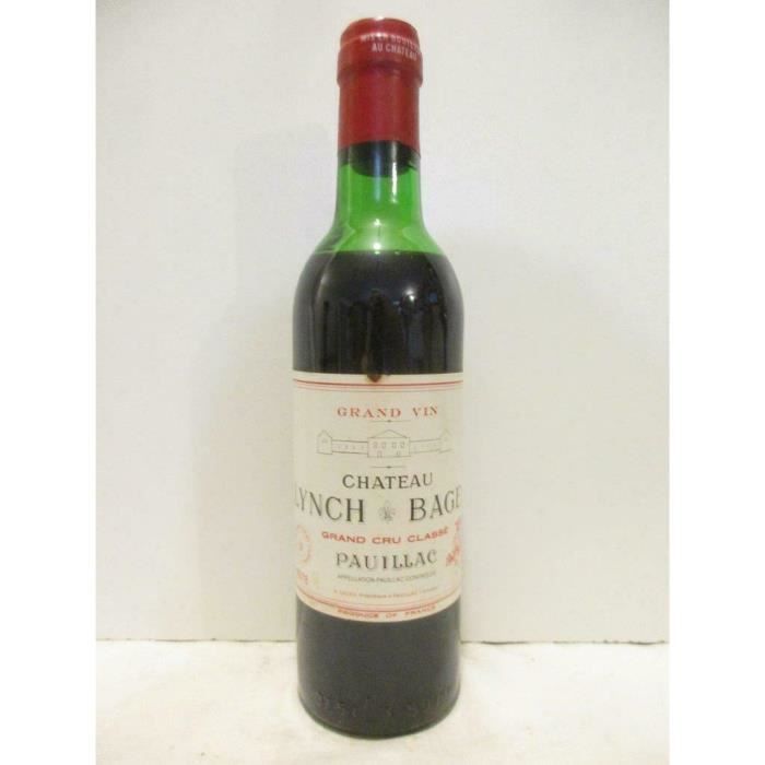 37,5 cl pauillac château lynch bages grand cru classé rouge 1978 - bordeaux