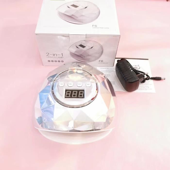 sèche-ongles -Couleur laser 48W UV lampe à LED sèche-ongles 39 pièces LEDDual main lampe ...- Modèle: Argent LES USA - MIZJHGA03152