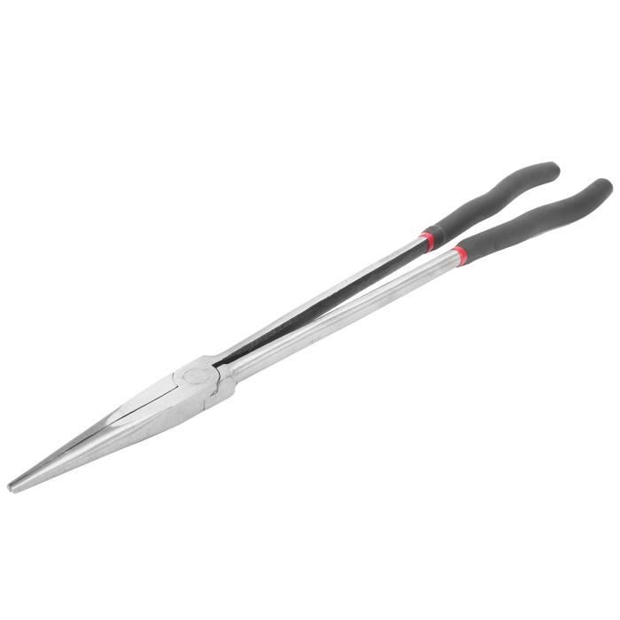 Cikonielf Pinces longues Pince à bec extra-longue de 400 mm / 16 pouces avec outil de réparation artisanale à long manche