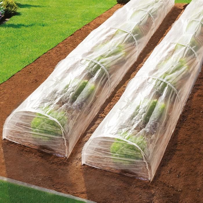 ID MARKET - Lot de 2 tunnels de forçage accordéon 4m