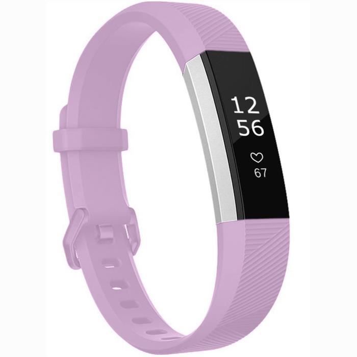 Bracelet silicone pour le Fitbit Alta (HR) - Violet