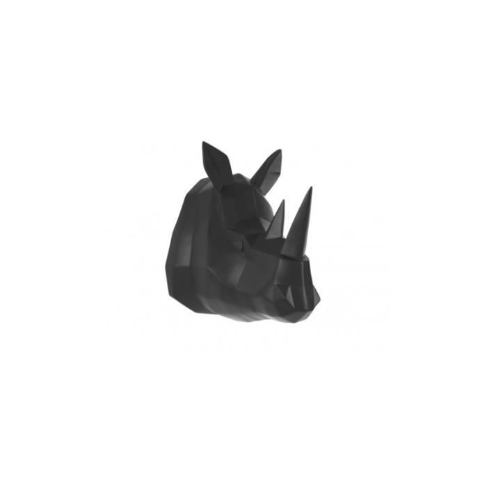 Tête de rhinocéros noir ORIGAMI