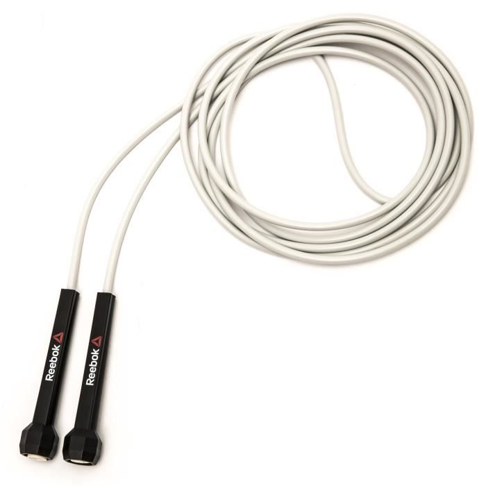 Reebok Skipping Rope - Code à Sauter,Mixte, Noir