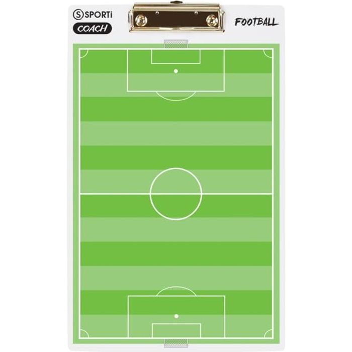 Plaquette coach 3D Football Sporti France - vert - TU