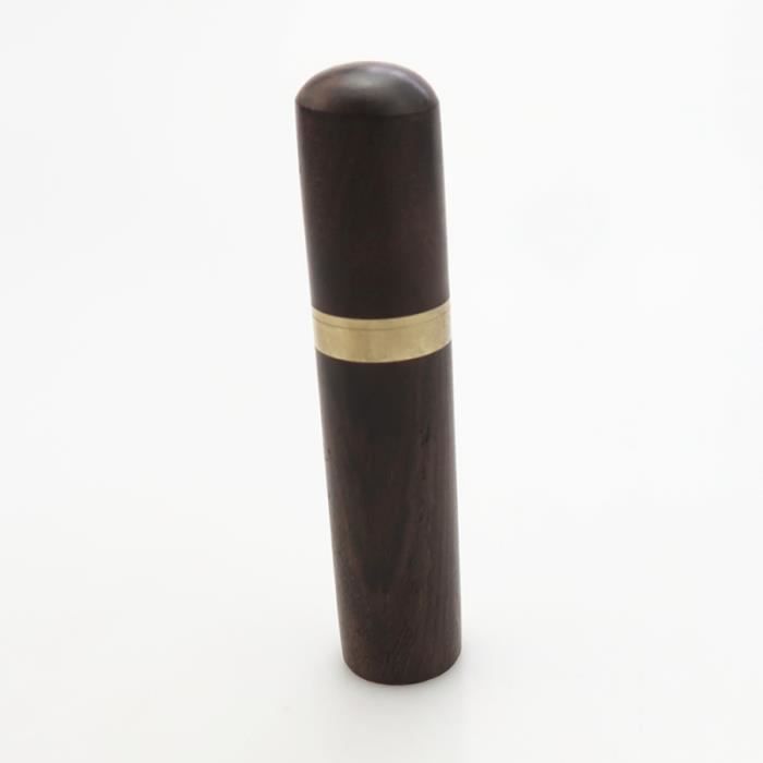 Aiguilles à coudre pour aiguilles à avec mini de couture en bois portables (outils de par conteneur) (brun foncé)