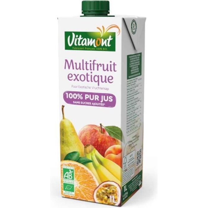 Jus multifruits brique - 1l