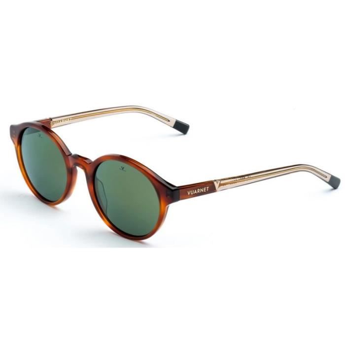 Lunettes de soleil Vuarnet District 2001 Ecaille Pure Grey Green Flash Medium