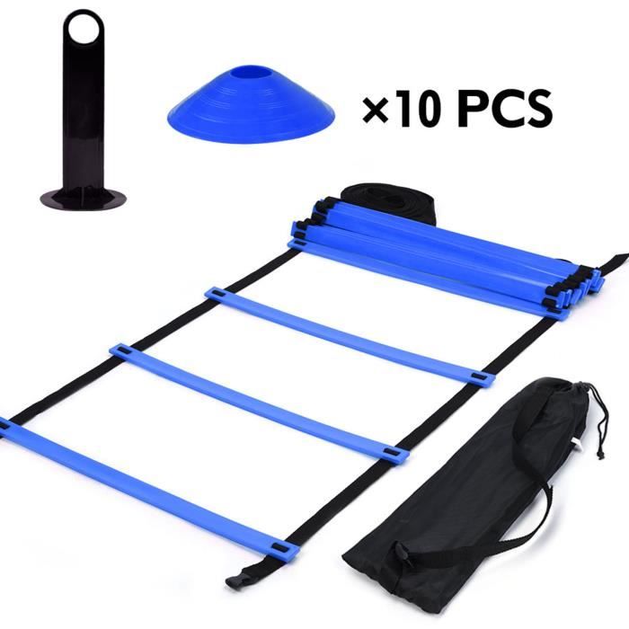 19 pieds Echelle de Coordination Agilite Ladder pour la vitesse Football Sports Football Fitness Pieds formation HB040 -SHO