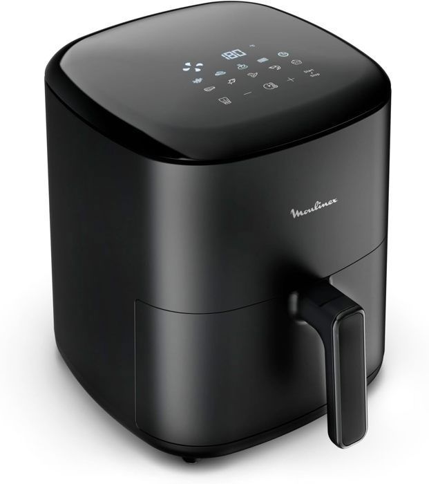 Friteuse sans huile Capacité XL 5 L Moulinex Jusquà 6 personnes 10 Programmes automatiques Air Fryer Ecran tactile digital - N a