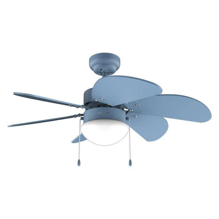 Ventilateur de plafond - CECOTEC - EnergySilence Aero 3600 Vision Full Blue - 50 W cuivre - 92 cm - Lampe intégrée - Cecotec