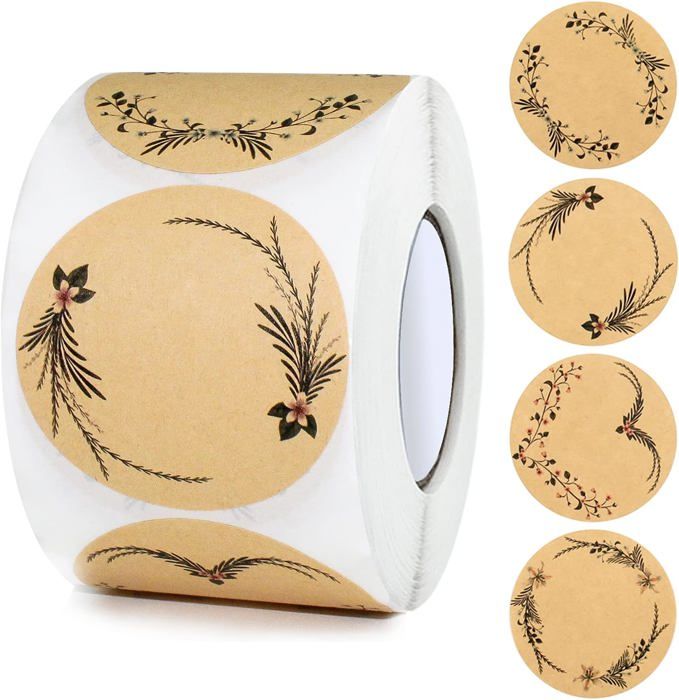 Étiquettes Rondes Et Ovales Personnalisables – Élégance Et Sophistication