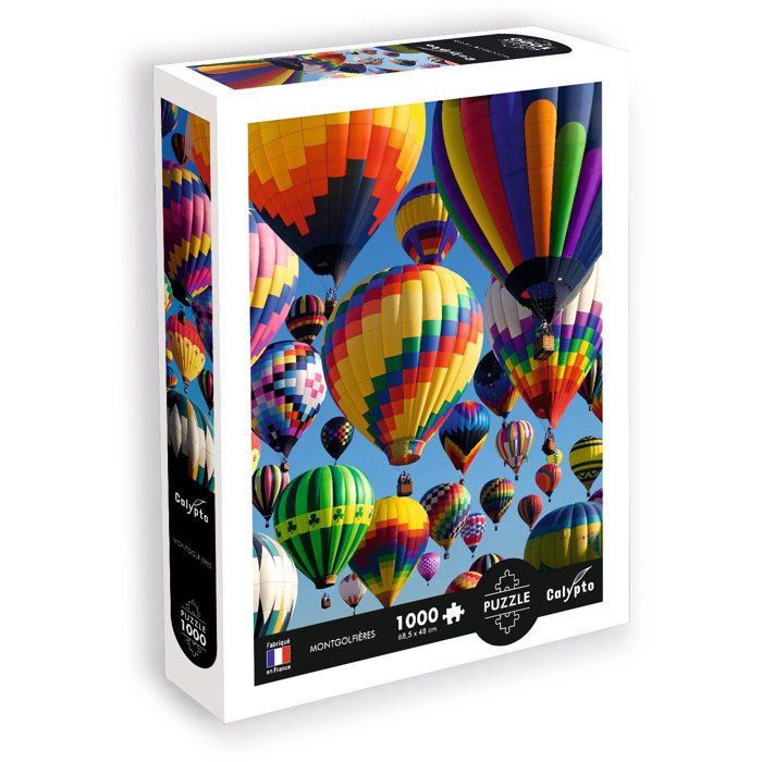 Sentosphere Puzzle - Calypto - 1000 pièces - Montgolfières - Toucher soyeux - Dès 9 ans - vue 2