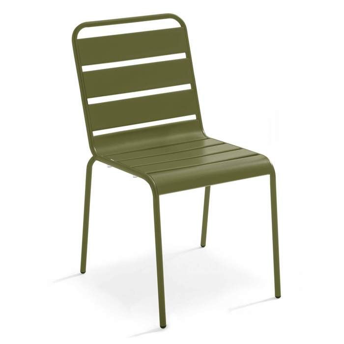 Tavolo alto da giardino in metallo nero opaco 4 posti anti-UV