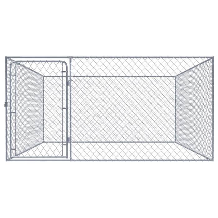 @FRENCH Cage/Enclos/Parc niche polyvalente - TOP VENTES - Chenil extérieur pour chiens /chiot - Grande entrée - Acier galvanisé