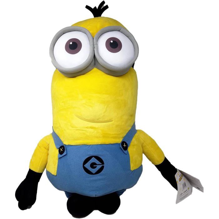 Play By Play – Peluche Minions – Bob, Otto, Kevin, Stuart Ou Dave – Yeux En PVC – 30 Cm – Licence Originale – Dès 18 Mois