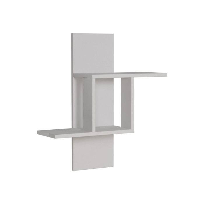 Étagère murale en bois Mill - 64 x 20 x 70 cm - Blanc Étagère murale en bois Mill - 64 x 20 x 70 cm - Blanc