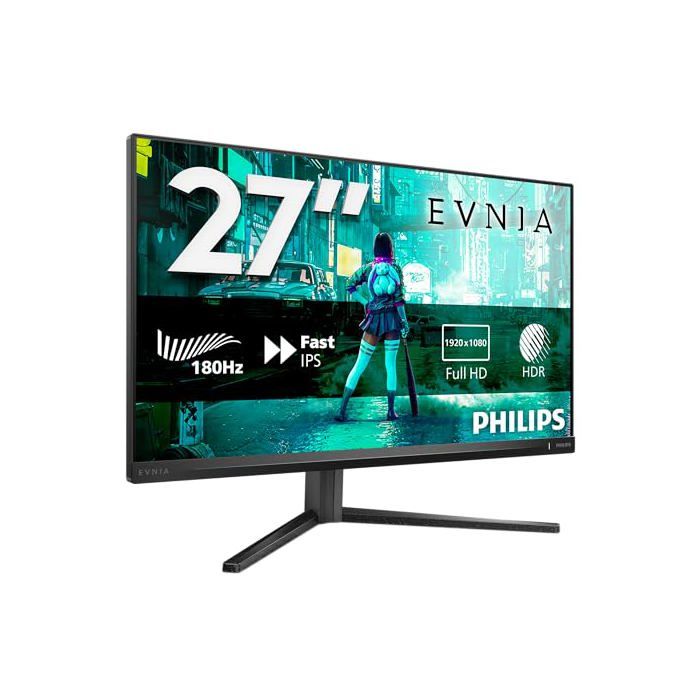 Philips 27M2N3200AM Moniteur de Jeu Full HD 27 Pouces 180 Hz 1 ms GtG FreeSync Prem. G Sync comp. 1920x1080 2X HDMI DisplayPort - vue 9