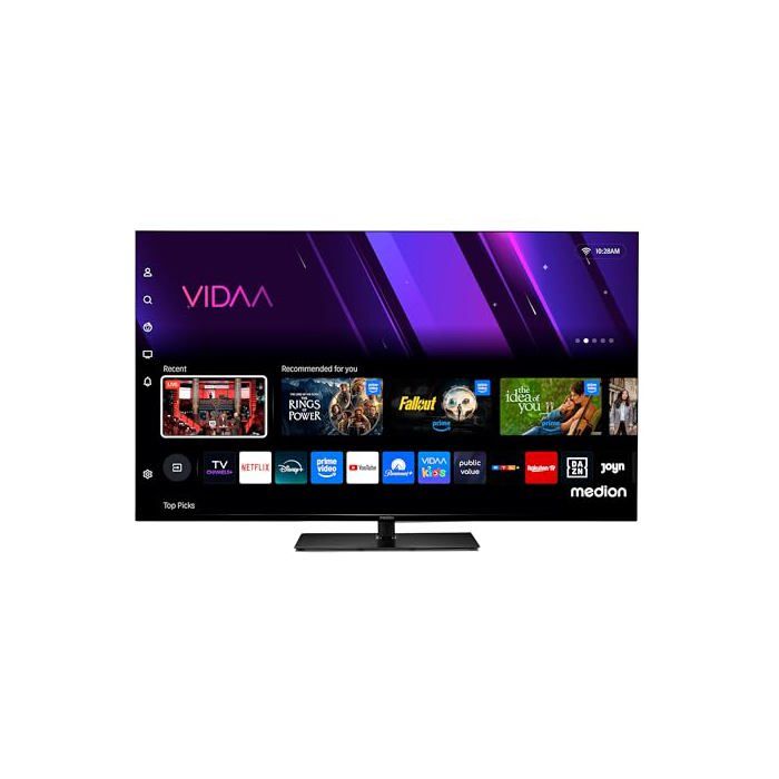 Téléviseur Smart TV MEDION 43 4K UHD Dolby Vision HDR10 VIDAA App Store DTS X Bluetooth