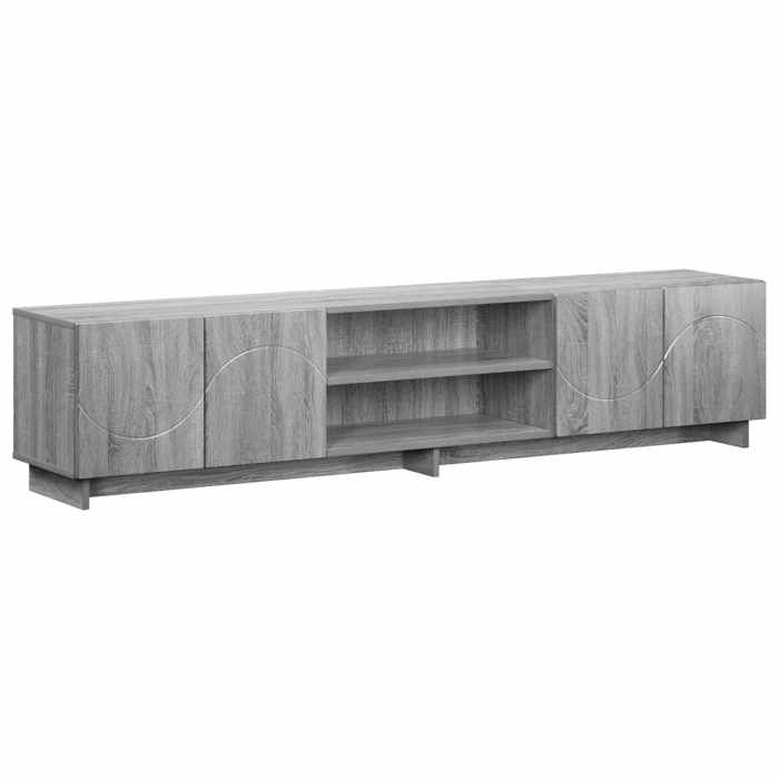 NEUF Meuble de Salon - Meuble hifi - Meuble TV - 180 x 34 5 x 40 cm - Sonoma gris - Bois dingénierie198596