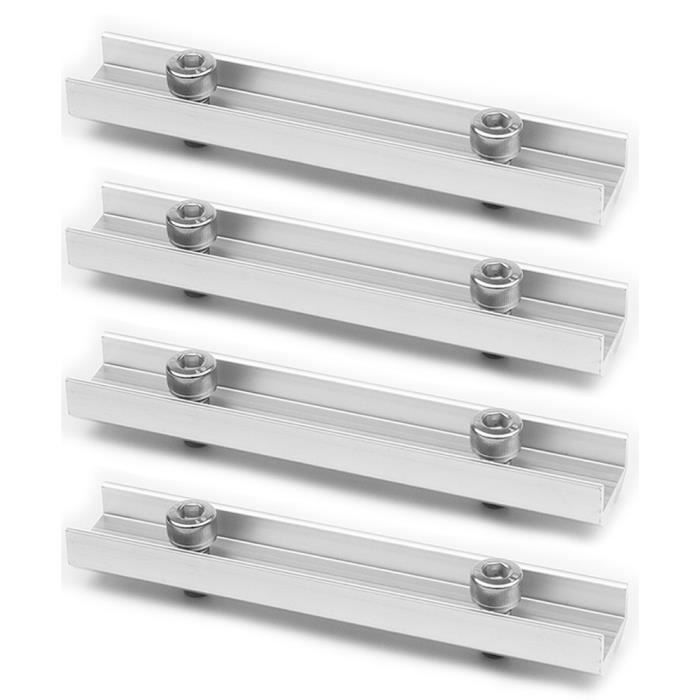 LOZTBUE Lot de 10 connecteurs universels pour rail en bois connecteur pour rails en bois, compatible avec d'autres produits (gris LOZTBUE Lot de 10 connecteurs universels pour rail en bois connecteur pour rails en bois, compatible avec d'autres produits (gris
