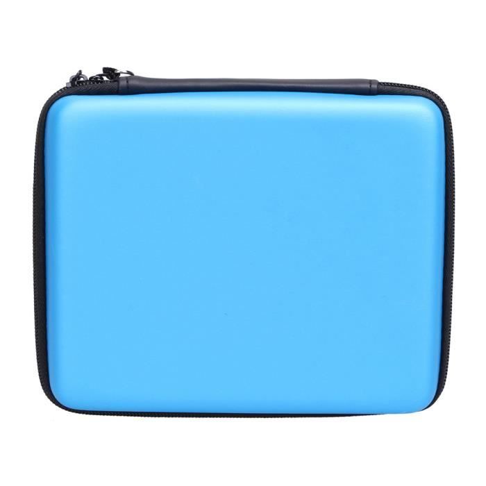 Étui De Rangement Portable Avec Fermeture éclair Pour 40 CD/DVD - Noir - 15,5 X 15,5 X 4,5 Cm