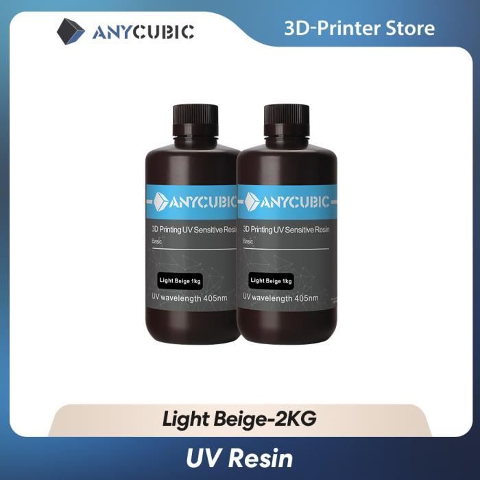 Beige légère-2kg - Résine UV ANYCUBIC 405nm pour imprimante 3D LCD Photon  Mono X 6K Photon M3 Max résine sens - Cdiscount Informatique