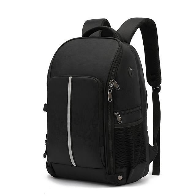 Sac Appareil Photo Cuir Véritable SYF&DJN - Étui DSLR étanche 30x20x10cm - Pour Sony Nikon Canon
