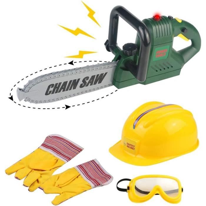Kit Outils De Jardin Jouet 3 En 1 Pour Enfants - Débroussailleuse, Souffleur, Tronçonneuse - Sécurité Complète - Jeu Imaginatif Extérieur - 4