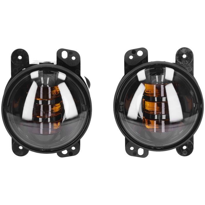 Phare Led externe pour moto, projecteur antibrouillard avant avec interrupteur, faisceau de