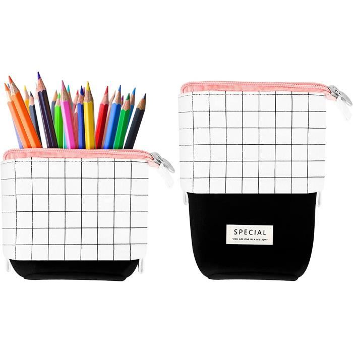 Trousse Crayons MHwan Kawaii - Silicone Poignée Porte-stylo Extensible