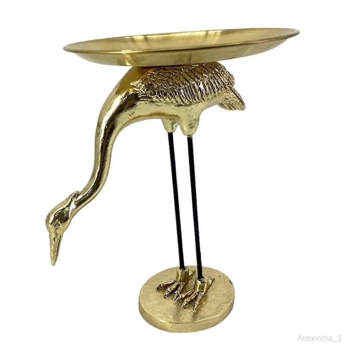 Lampe Solaire de Jardin, Statue Paon Lumière Solaire Exterieur en Métal Imperméable, Decoration