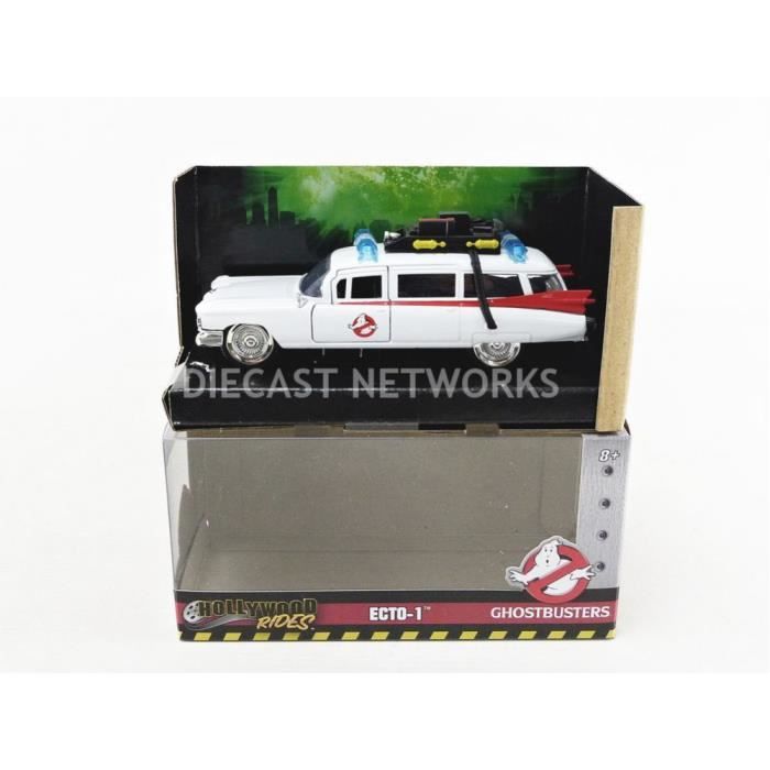 Voiture Miniature de Collection - JADA TOYS 1/32 - CADILLAC Ecto 1 - Ghostbusters Film - 1959 - White - 99748W - 253232000