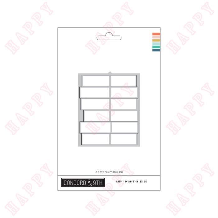 Lot De 4 Lames Creative Memories Pour Système De Coupe Personnalisé - Rouge, Bleu, Vert, Ovale