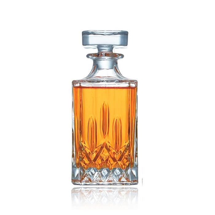 Carafe à Whisky En Verre 3D En Forme De Moto - 300 Ml - Décoration Bar, Bureau Ou Cadeau Original