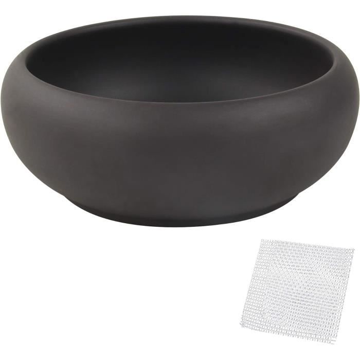 Pot De Fleurs Rond En Céramique Blanc - Déco Maison élégante, Pour Compositions Florales - 2