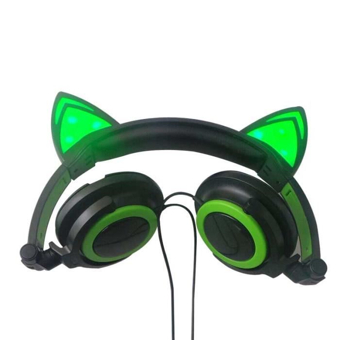 Casque Audio Oreilles De Chat Lumineux Fantastique Pliable Vert Casque Ecouteurs Avis Et Prix Pas Cher Cdiscount Casque Audio Oreilles De Chat Lumineux Fantastique Pliable Vert Casque Ecouteurs Avis Et Prix Pas Cher Cdiscount