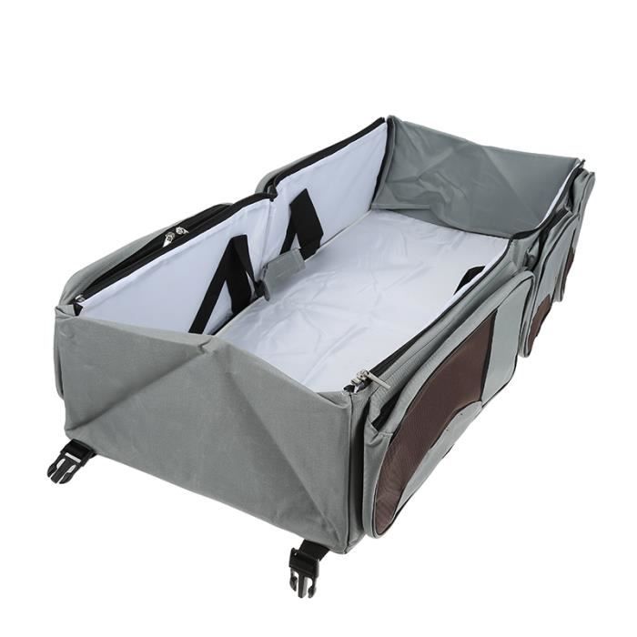 Luxs Sac A Langer De Voyage 3 En 1 Avec Rangements Pour Bebe Berceau Lit Multifonction Portable Gris Cdiscount Pret A Porter Luxs Sac A Langer De Voyage 3 En 1 Avec Rangements Pour Bebe Berceau Lit Multifonction Portable Gris Cdiscount Pret A Porter
