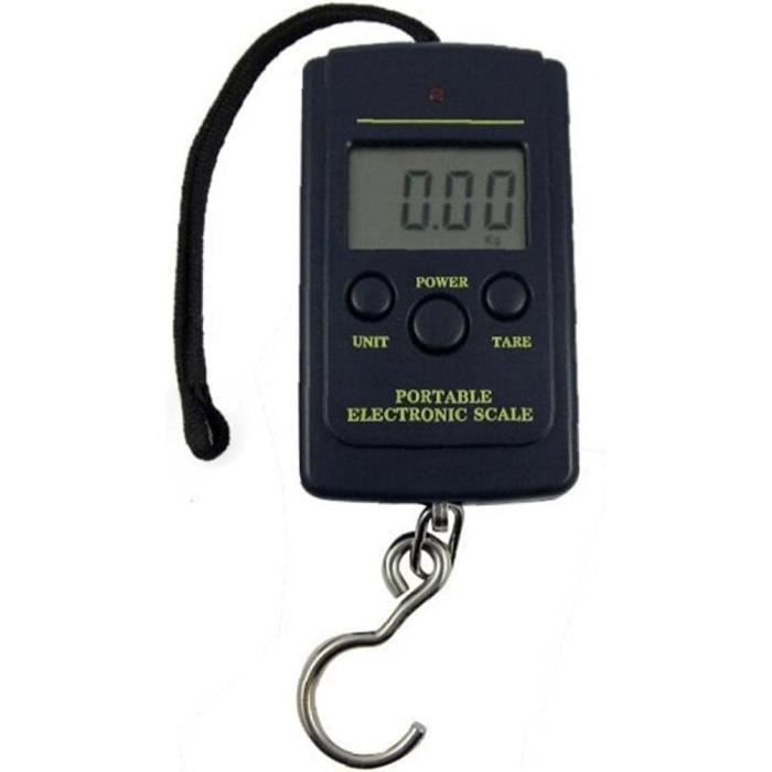 Échelle Numérique De Bagages Portable 50kg - Balance Voyage Pêche Achats Avec Affichage LCD