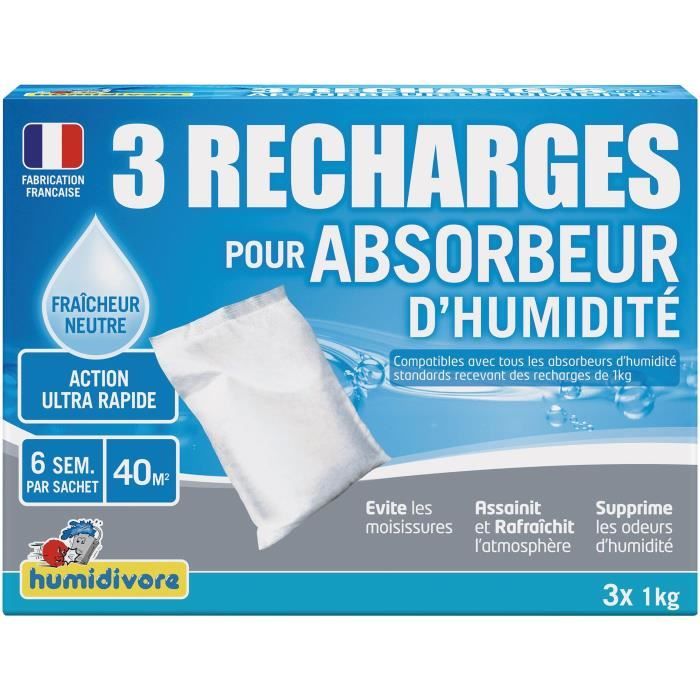 Recharge pour absorbeur d'humidité sachet first 450g neutre - SODEPAC