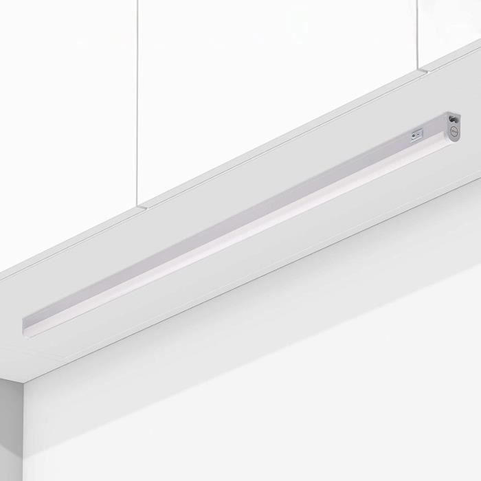 Réglette LED Connectable 30cm – 5W – Blanc Froid 6500K – Avec Interrupteur – Pour Atelier, Garage, Cave