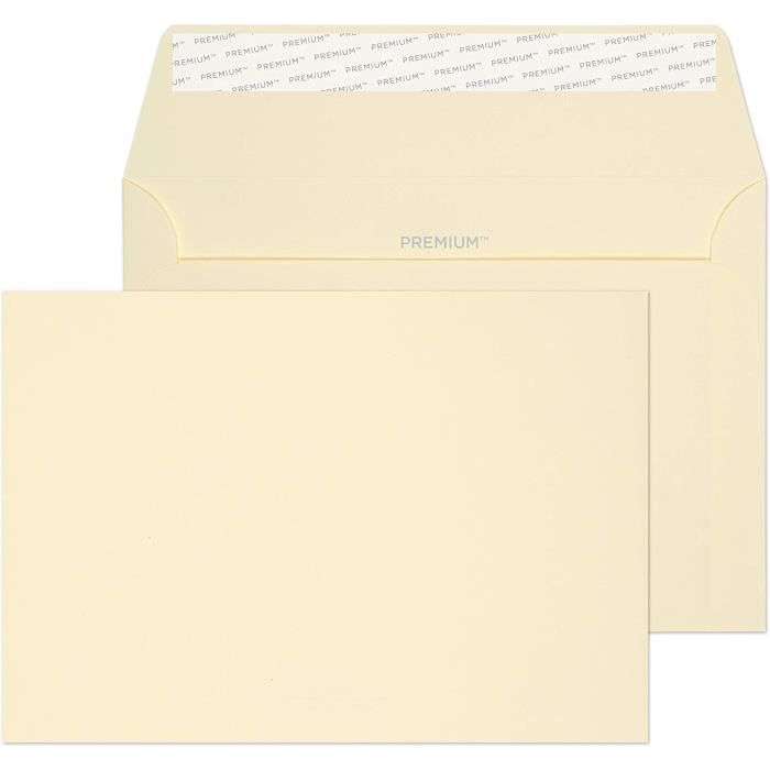 Bantex Lot De 50 Enveloppes Autocollantes Blanches DL 22 X 11 Cm